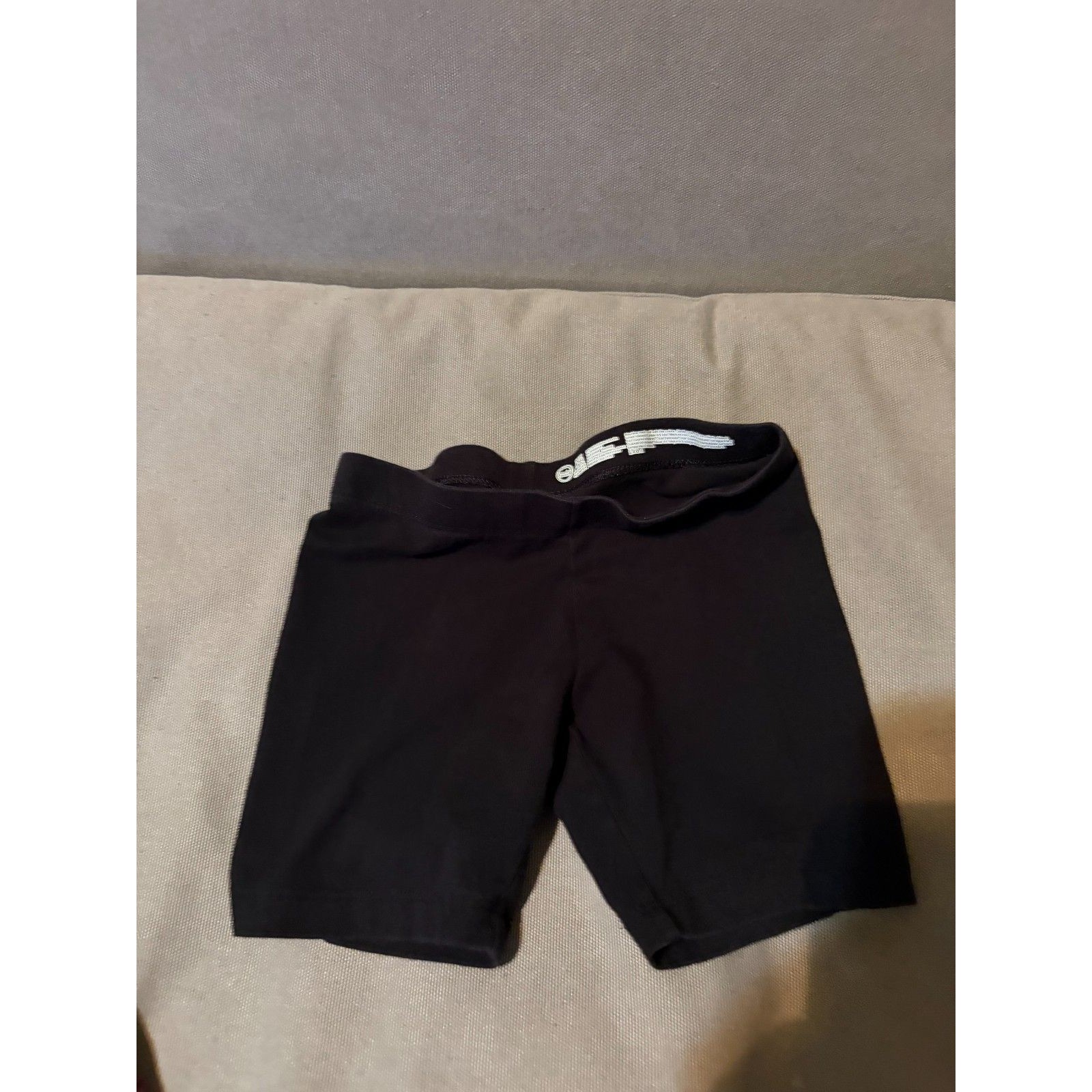 Wonder Nation Black Soft Knit Shorts Size 6/6x